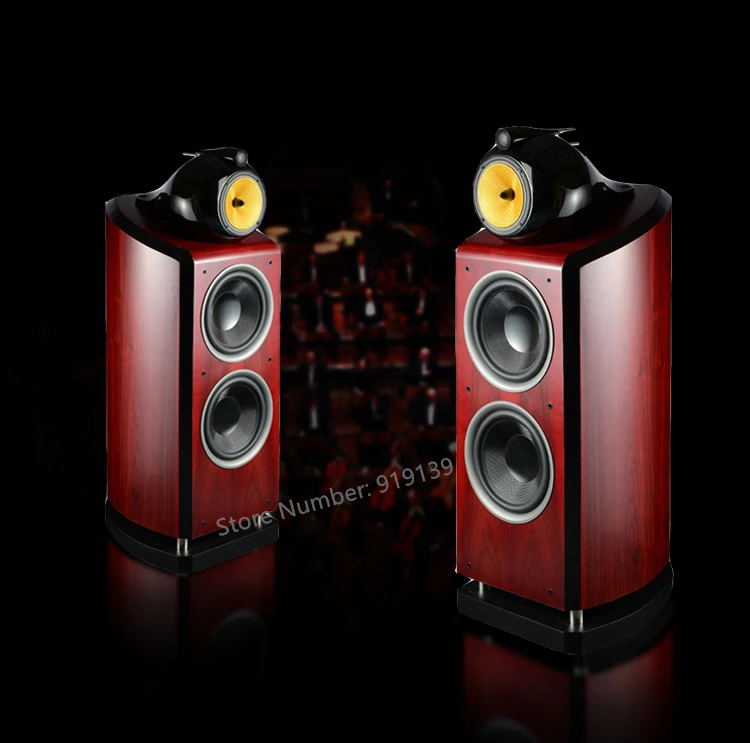 Hifi 2 акустический деревянный динамик двойной 10 дюймов бас Woffer драйвер 6,5 дюймов СЧ 3 способа аудио кроссовер театральная звуковая система