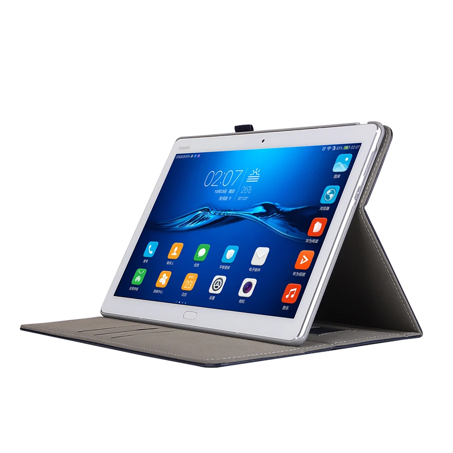 Полиуретан) с откидной крышкой с функцией подставки для huawei MediaPad M3 Lite 10 WP Honor Waterplay 10,1 Smart Cover с ручной противоударный чехол из искусственной кожи чехол