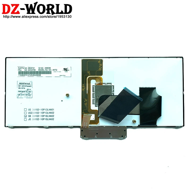 Новая/оригинальная TR Турецкая клавиатура с подсветкой для Lenovo Thinkpad X1 1293 1294