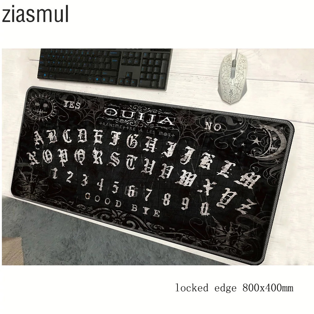 Ouija Настольный коврик для мыши 800x400x2 мм коврики милый компьютерный Коврик Для Мыши игровые аксессуары массивный коврик для мыши с узором для клавиатуры игр для ПК