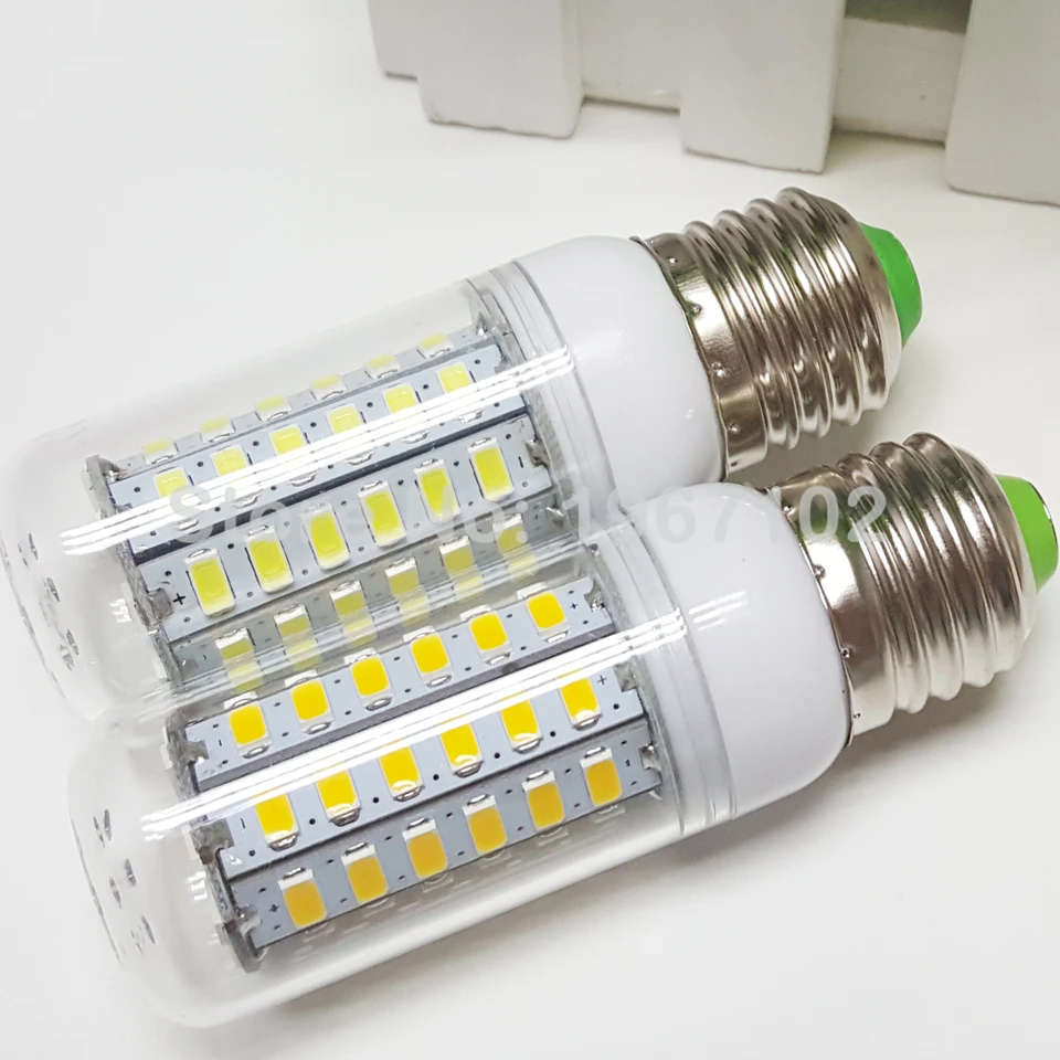 Светодиодная кукурузная лампа E27 E14 светодиодных ламп 5730 110 V 220 24led 36led 48led 56led 69led 72led