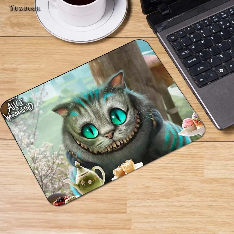 YuzuoanCute Кот аниме компьютерная Милая кошка игровая коврик для мыши подарок
