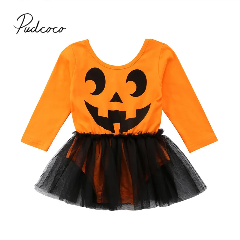 Новинка 2018 абсолютно новый комбинезон для новорожденных девочек на Хэллоуин