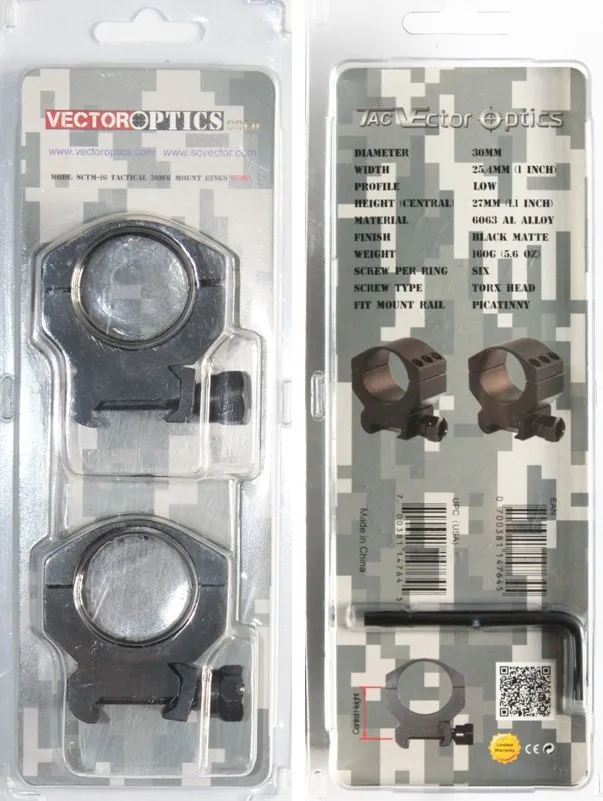 Векторная оптика 30 мм тактический прицел низкое Вивер Пикатинни крепление
