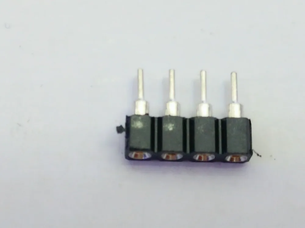 100 шт./лот 4 штырька RGB штекер гнездовой Тип DIY маленькая часть для светодиодной 3528