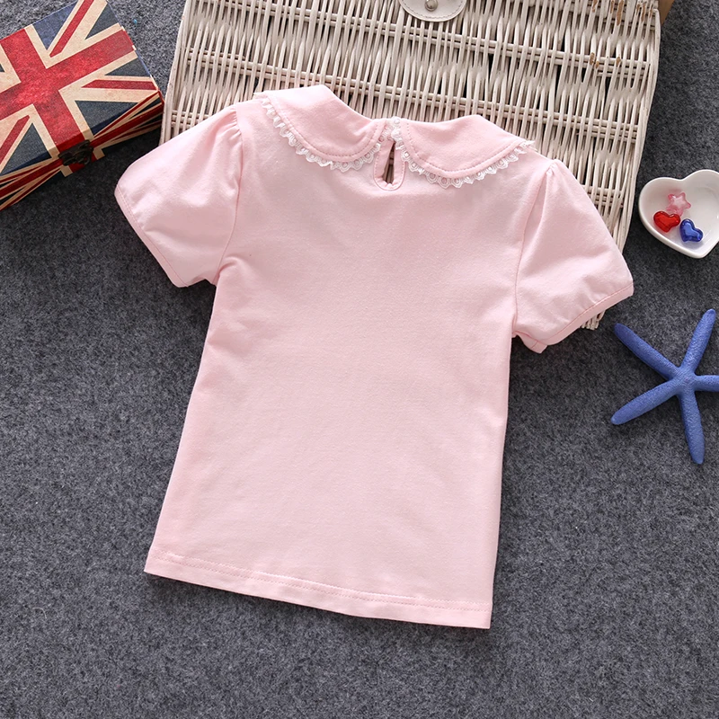 Детская Хлопковая футболка с коротким рукавом на возраст 0 7 лет|Тройники| |