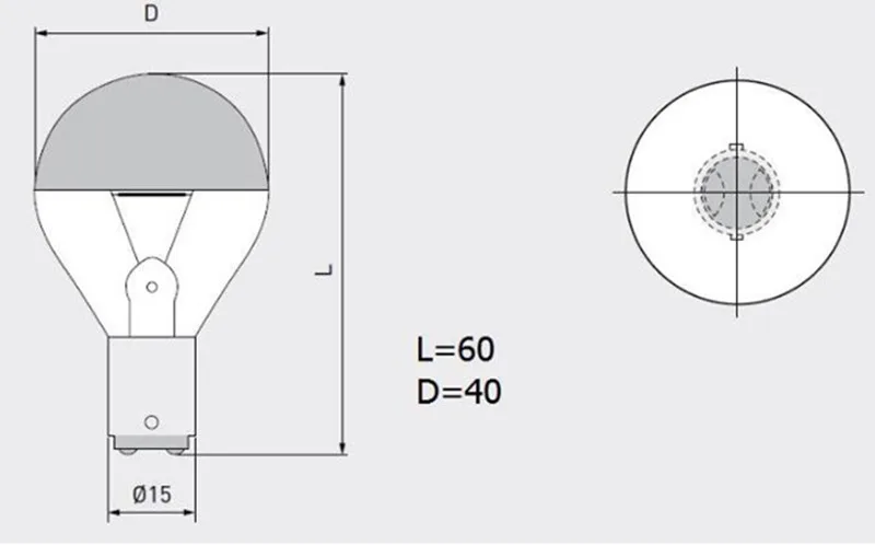 10 шт./лот, новинка, 15 мм, байонетная лампа, 24V25W, медицинская лампа, отверстие, для хирургии, бестеневая лампа