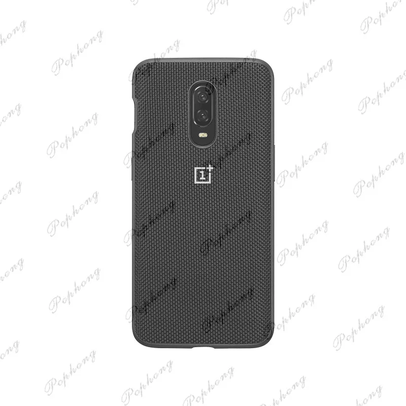 nylon Чехол для oneplus 6 T,, официальный защитный чехол, силиконовый нейлоновый чехол Karbon, кожаный чехол-книжка one plus 6 - Цвет: nylon