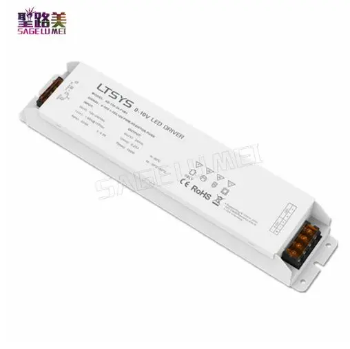 Бесплатная доставка LTECH AD-150-24-F1M1 0/1-10 V дали затемняя драйвер AC100-240V входное