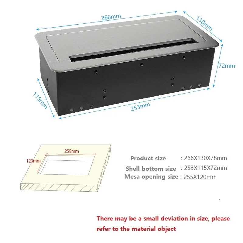 NEW Weld-Free Desktop Socket Wire Box USB Charging for Office CN AC outlet Network VGA HDMI 3.5MM | Электроника