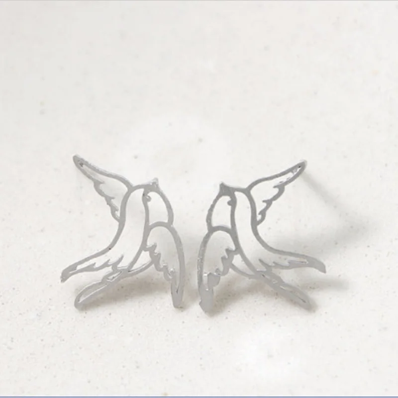 1 пара медные серьги-гвоздики | Украшения и аксессуары