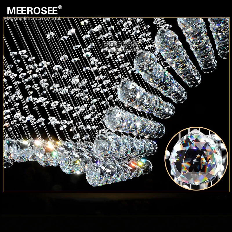 Прямоугольный хрустальный светильник потолочный K9 хрустальная лампа потолочные