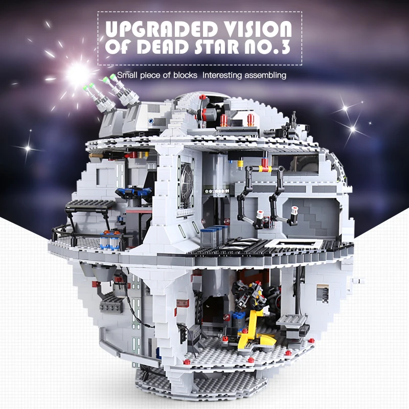 DHL 05063 05035 05026 Star series войны Орсе пробудить UCS Звезда смерти развивающие