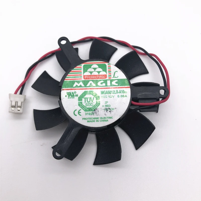 MDA5012LR-A10, высокое качество, ультра тихий вентилятор для видеокарты 5010, лопасть 45 мм, диаметр 39 мм, шаг отверстия 12 В, а, лопасть вентилятора, 2pin