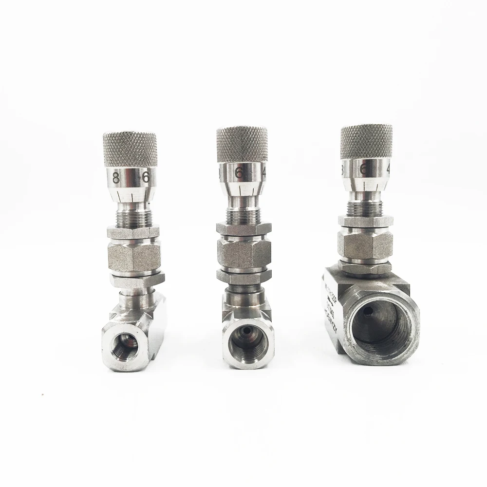 G 1/" 1/4" NPT 1/" игольчатый клапан из нержавеющей стали 304 PN16 микро регулирующий клапан WL11H-160P регулирующий поток клапан 16 МПа