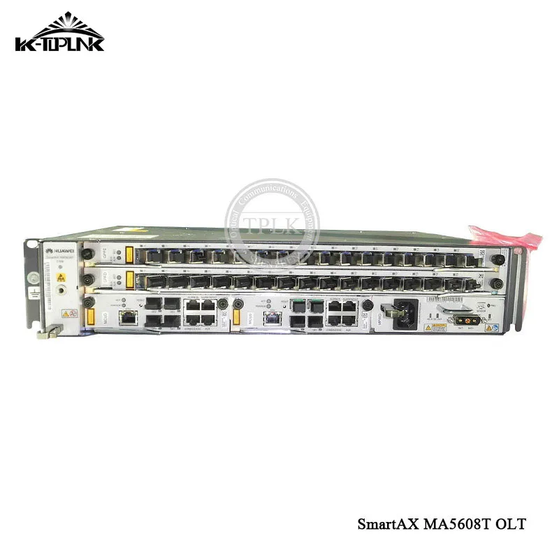 With 2pcs 16 ports Цена Hua wei OLT GPON MA5608T AC, 1* MPWD линия питания Оптический Терминал, 1*1 г MUCD плата управления 8 или 16 портов - Цвет: With 2pcs 16 ports