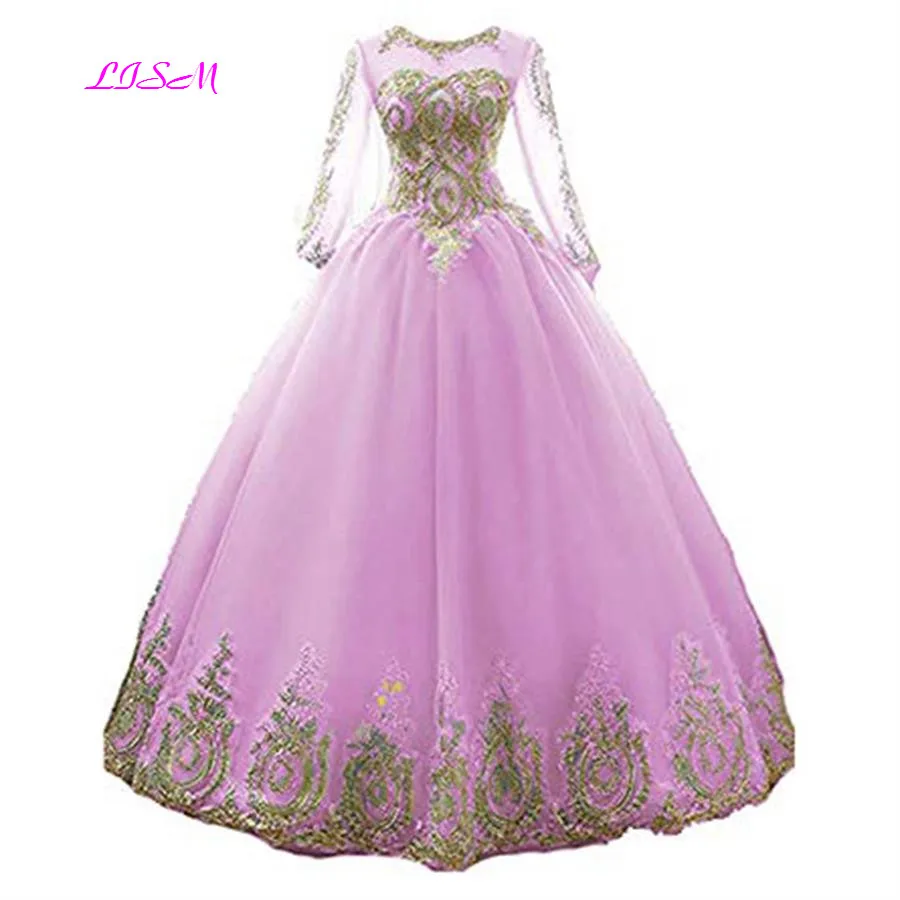 Милое Платье с золотистыми кружевами и аппликацией платье для выпускного вечера