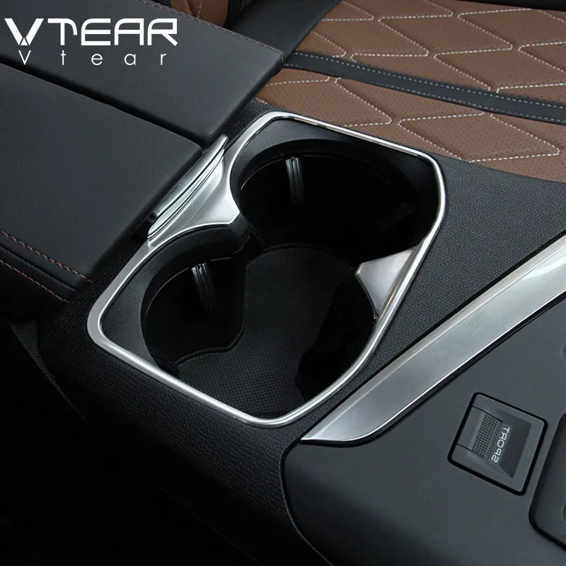 Vtear для peugeot пежо 3008/GT 5008/GT интерьерные хромированные аксессуары подстаканник