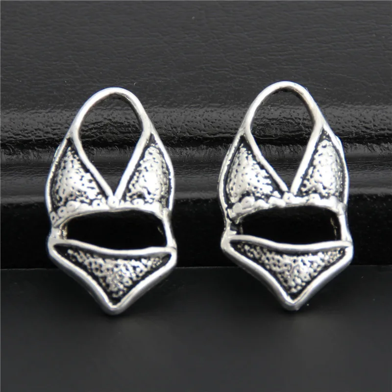 20pcs Silver Color Sexy Swimwear Bikini Charms Pendant Diy Beach Jewelry Making Accessories A2863 | Украшения и аксессуары