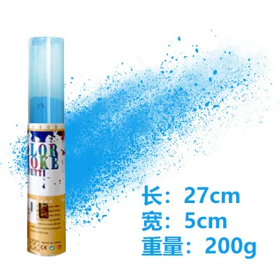 Blue Цветной порошок кукурузы легко мыть спрей Вихрь бутылка для Holi порошок вечерние Новинка Фестиваль игрушка радуга бег струйный праздник - Цвет: Blue