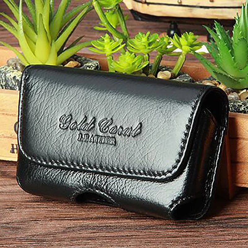 Высококачественная поясная сумка на бедрах из натуральной кожи кошелек для