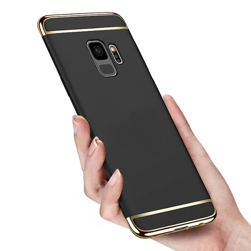 Роскошный ультра тонкий ударопрочный чехол для Samsung Galaxy S8 Plus + S7 edge полный S9