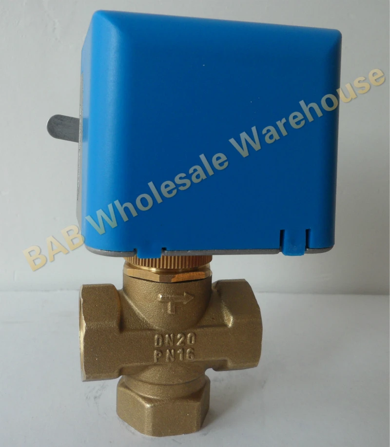 

DN20(G 3/4 ") AC220V 3-ходовой 2-проводной вентилятор coli, моторизованный клапан/Запорная конструкция, латунный клапан для автоматического управления системой HVAC