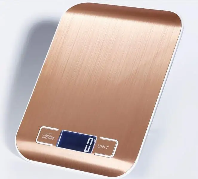 1pcs LCD Digital Kitchen Scale 10Kg x 1g Super Slim Stainless Steel electronic scale Weight Food Diet Cooking Tool Balance | Инструменты