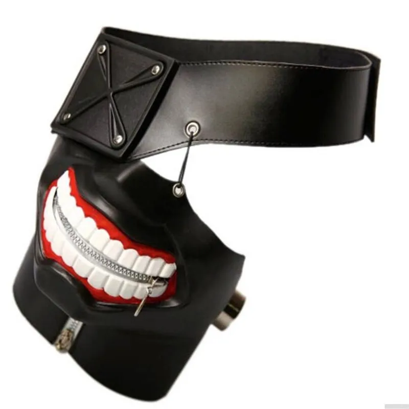 Новая версия люкс латекс Токио вурдалак Кен Kaneki маска с регулируемой застежкой