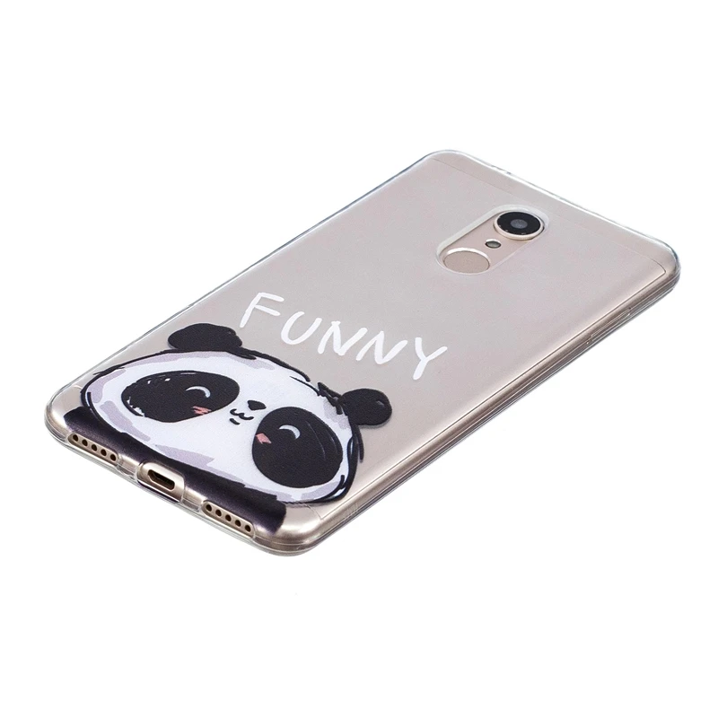 Xiaomi Redmi 5 Plus Case Cover Cartoon Panda Dog Cat Soft Silicone Phone on for Xiomi Redmi5 Women |
