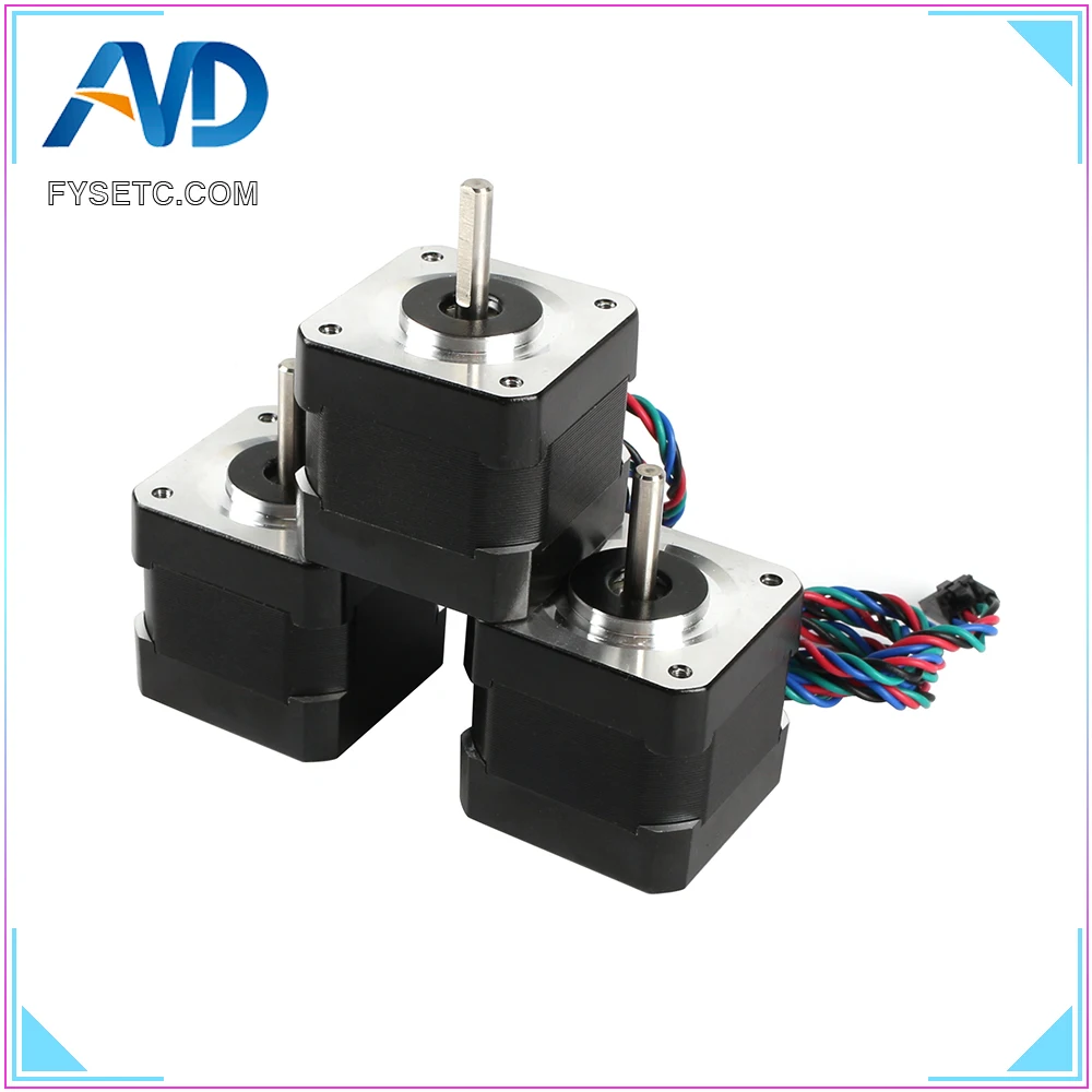 Двигатель для экструдера 3D-принтера Prusa i3 MK2 MK2S MK3 ось X Y NEMA17 1 8 градусов 42 Шаговый