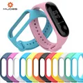 Mi Band 3 4 ремешок силиконовый браслет ремешок для xio mi band 4 3 Смарт-часы браслет спортивный mi band 4 3 ремешок mi Band 3