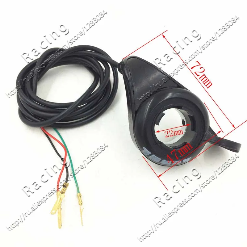 Универсальный мотоцикл 7/8 руль черный металлический трос дроссельной заслонки