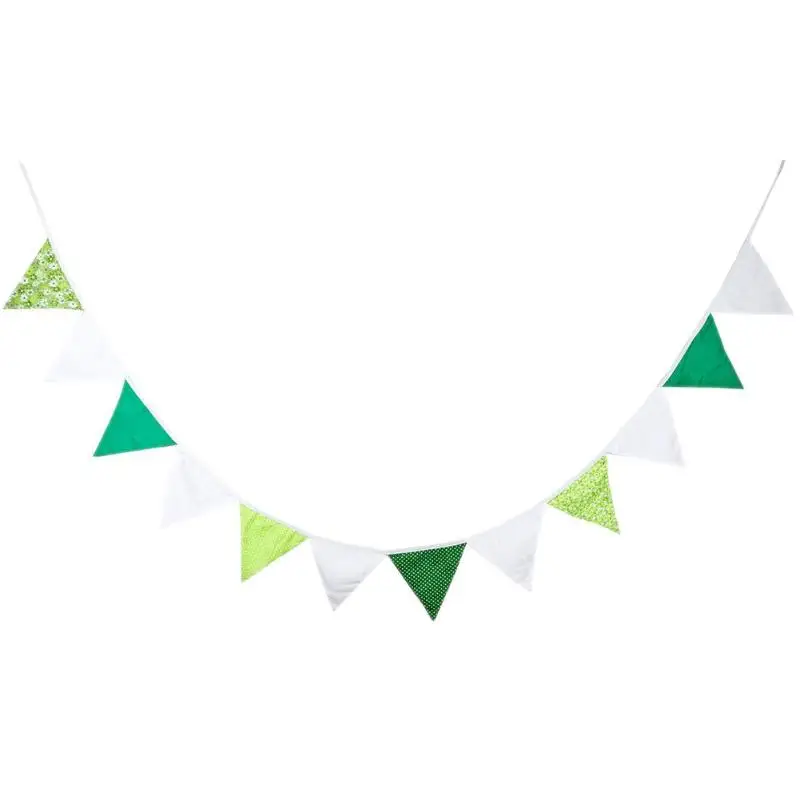 12 флажков, вечерние, свадебные, рождественские украшения, баннеры, Вымпел для свадебной вечеринки, домашний декор, вечерние товары - Цвет: 16