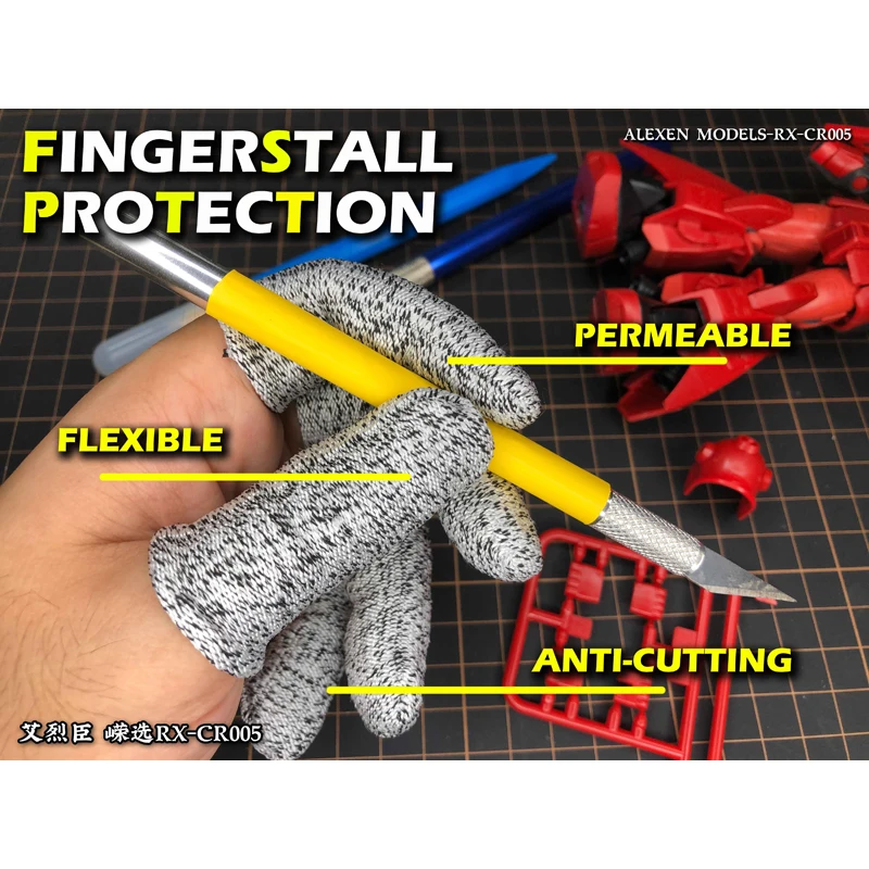 Модель Gundum Assembly Upgrade FINGERSTALL защита от резки пальцев защитная муфта модель хобби