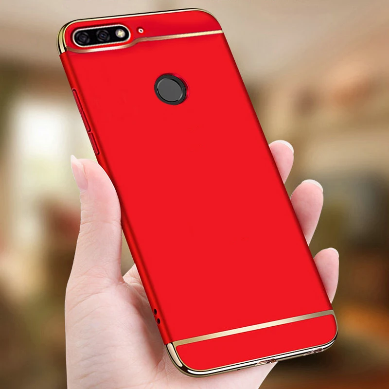 Чехол для Huawei Honor 7a Pro чехол 3 в 1 автомобильный магнитный держатель с кольцом