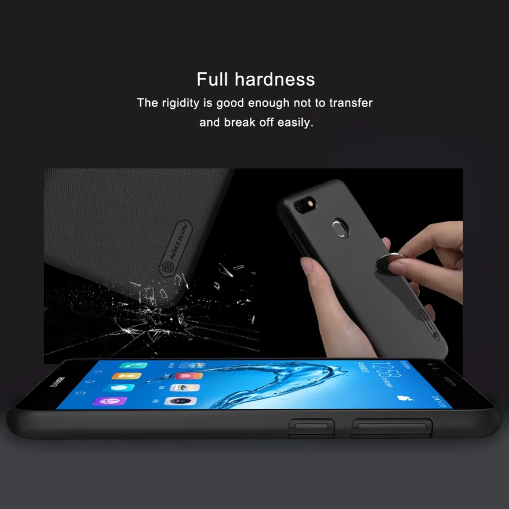 For huawei Y6 Pro 2017 case 5.2 inch Nillkin frosted hard plastic back cover for P9 Lite Mini |