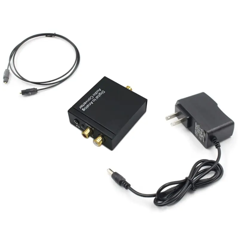 Цифро аналоговый преобразователь ЦАП с оптоволоконным кабелем цифровой адаптор