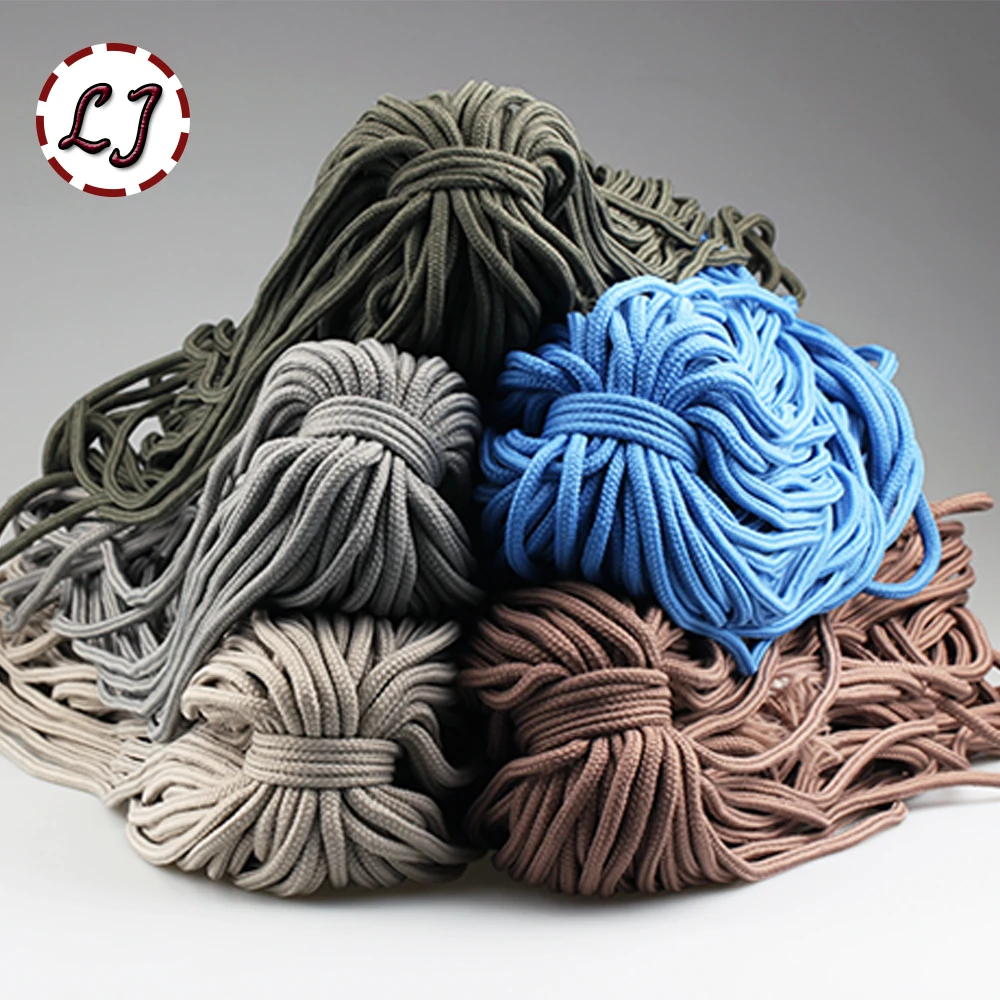Оптовая продажа 6 мм 9 цветов высокопрочная веревка ручной работы для домашнего