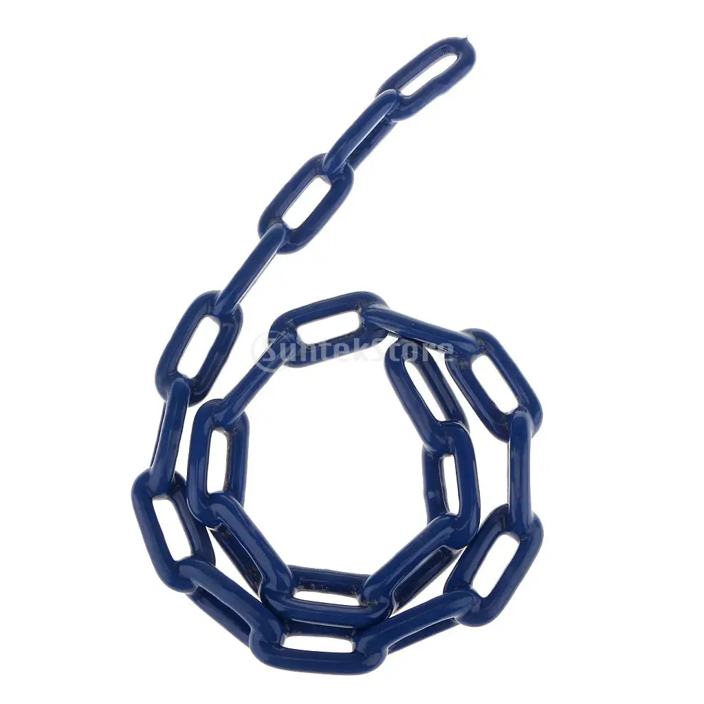 100cm Blue Прочная, мягкая, с пластиковым покрытием, железная цепь для качания, качающаяся веревка, аксессуары для качания, Детская Спортивная игрушка для игр на открытом воздухе - Цвет: 100cm Blue