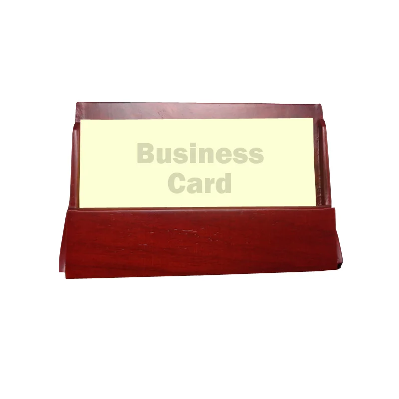 Новое поступление оптовая продажа натуральная твердая древесина футляр для карт