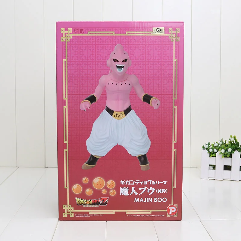30cm buu in box Аниме Dragon Ball Z super saiyan Majin Buu girl Boo evil Buu ПВХ фигурка Коллекционная модель игрушка Dragon Ball - Цвет: 30cm buu in box