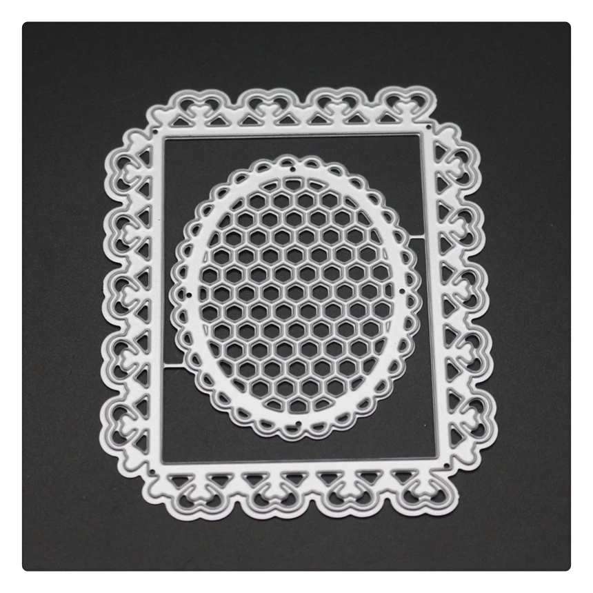 YINISE альбом для скрапбукинга металлические режущие штампы трафареты кружевной