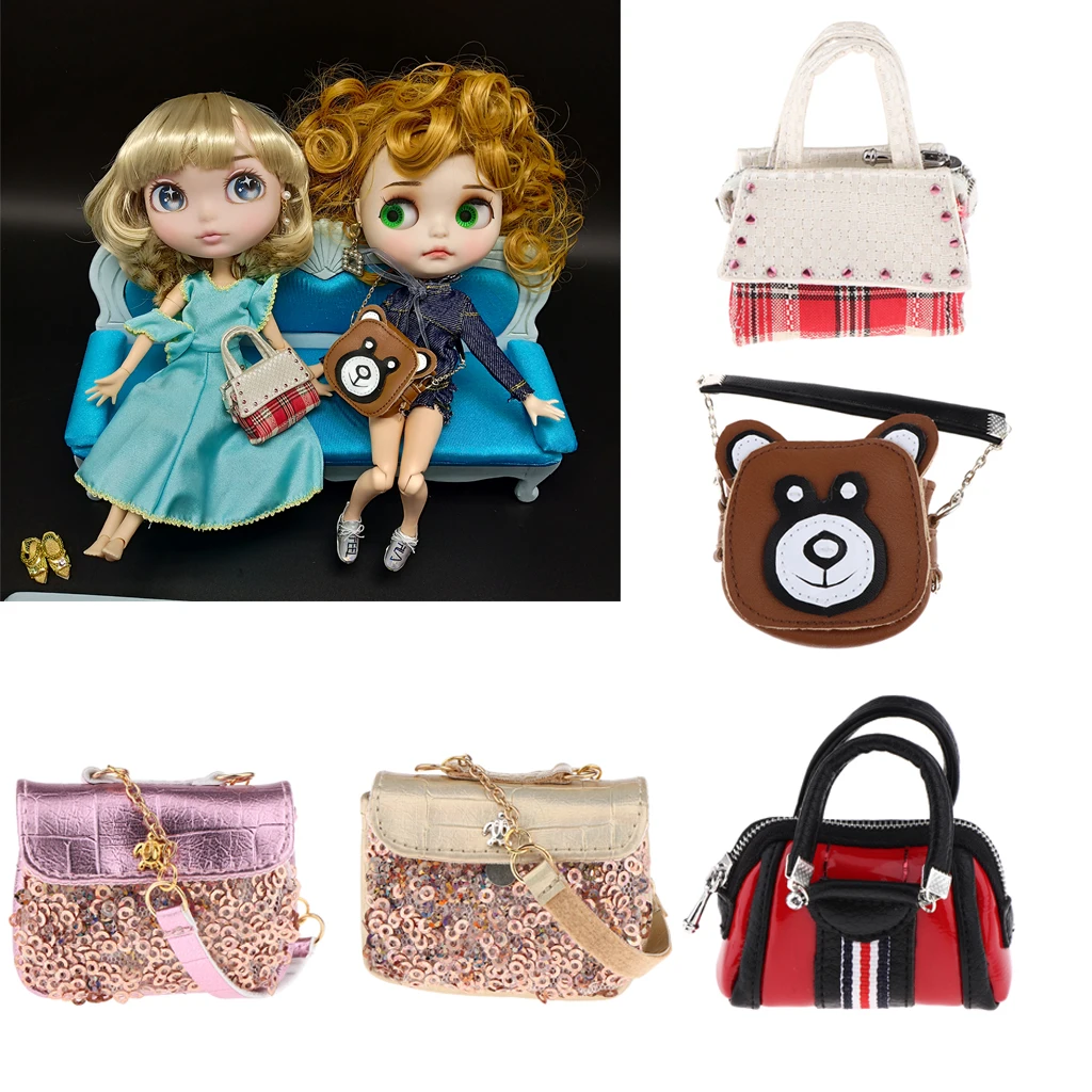 Сумка на плечо MagiDeal Fashion 1/6 сумка для куклы блайз аксессуары платья подарки