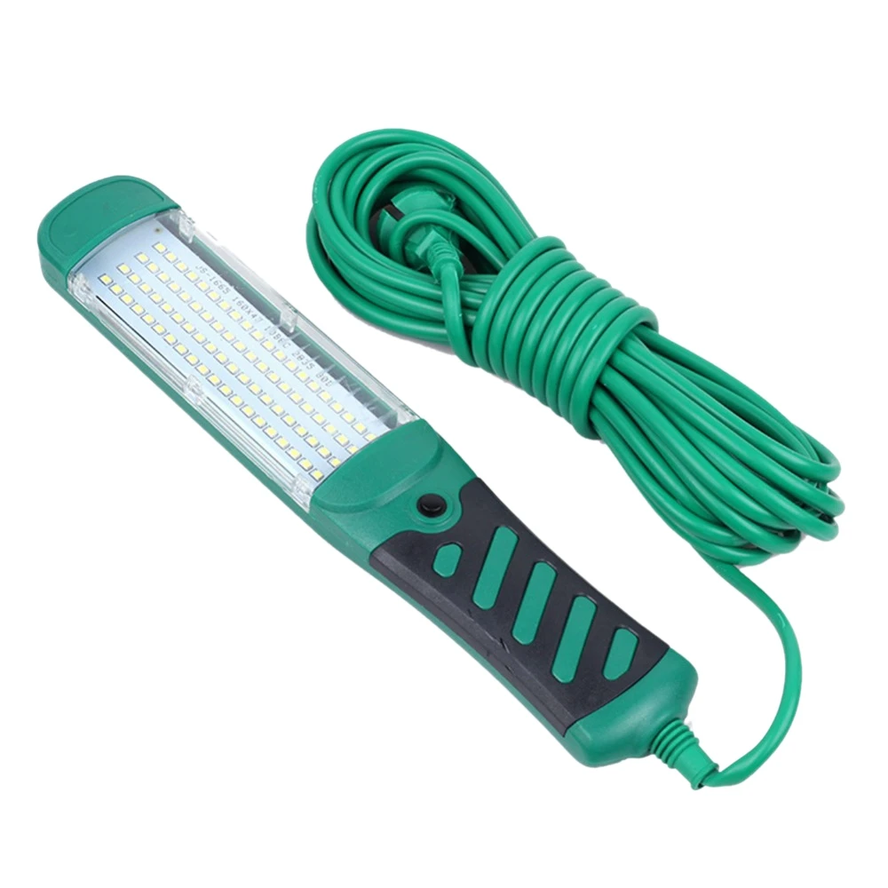 Green and Black DHBH-штепсельная вилка европейского стандарта, ручная лампа для технического обслуживания автомобиля, светодиодный аварийный светильник, работающая вспышка, светильник, светодиодная сильная Магнитная Рабочая лампа с W - Цвет: Green and Black