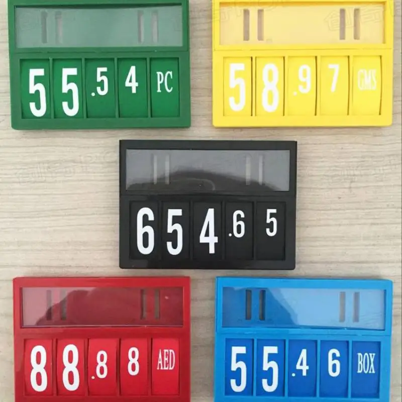 POP имя карты цена знак дисплей стойка этикетка держатель для карт рамка катушка