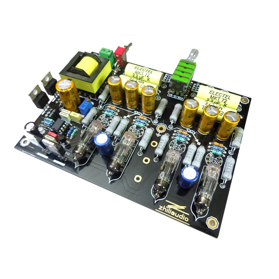 Луся с питанием от батареи версия Hi Fi bile preamp Балансирующий усилитель трубный DIY