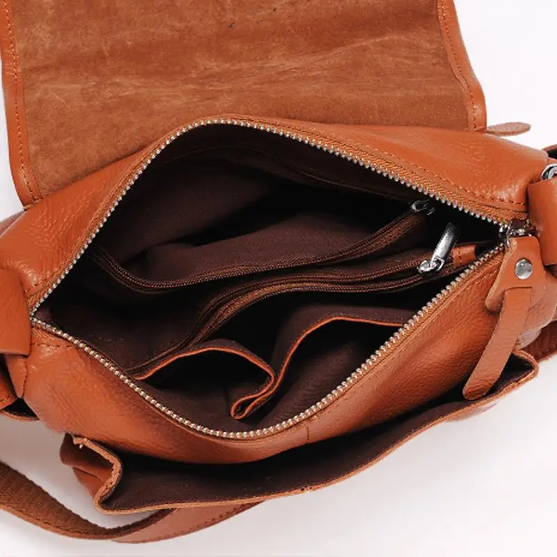 Женская сумка-мессенджер из натуральной воловьей кожи | Багаж и сумки