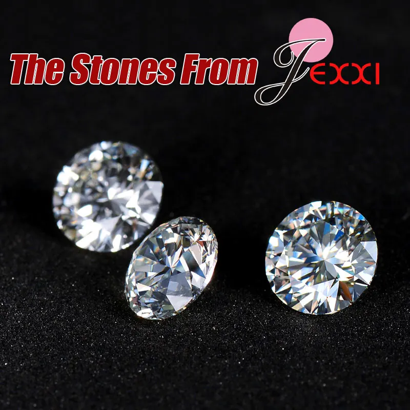 Комплект из колье и серёг серебра 925 пробы с австрийскими кристаллами|earrings
