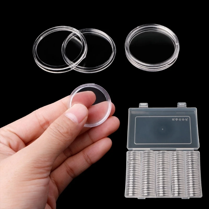 Органайзер для хранения монет в виде капсул круглый пластиковый органайзер